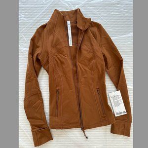 Lululemon Define Jacket Luon NWT Size 6 Copper Brown